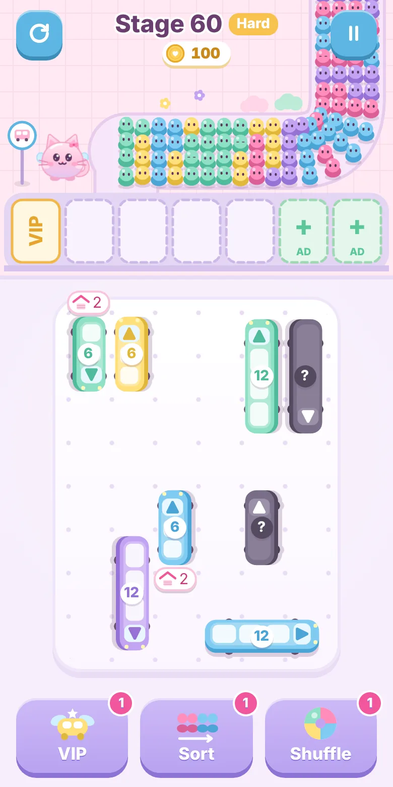 Stage 60, a hard stage, with garages and 12-seat buses